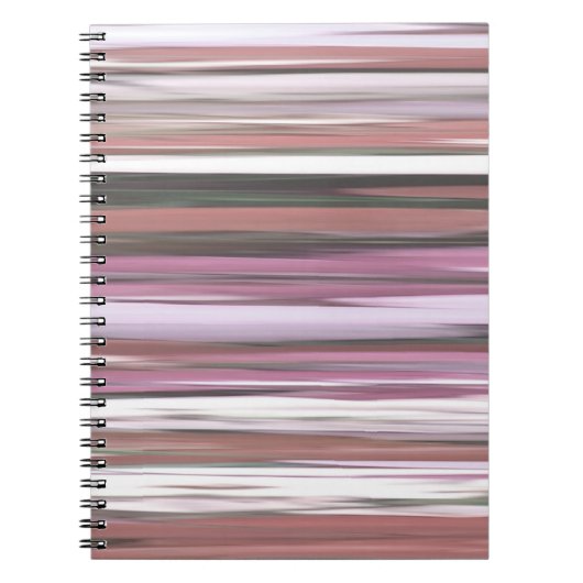 Abstracte #2: Roze vervaging Notitieboek (Voorkant)