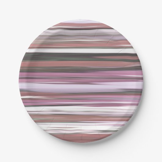 Abstracte #2: Roze vervaging Papieren Bordje (Voorkant)
