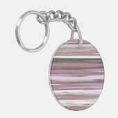 Abstracte #2: Roze vervaging Sleutelhanger (Voorkant Links)