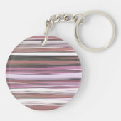 Abstracte #2: Roze vervaging Sleutelhanger (Achterkant)