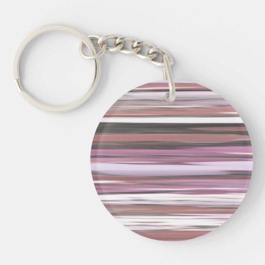 Abstracte #2: Roze vervaging Sleutelhanger (Voorkant)