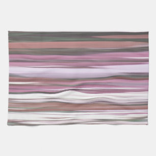 Abstracte #2: Roze vervaging Theedoek