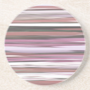 Abstracte #2: Roze vervaging Zandsteen Onderzetter