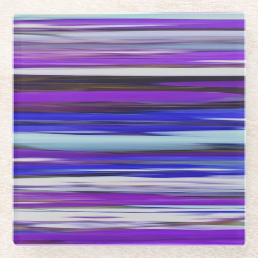 Abstracte #2: Ultravioletvervaging Glazen Onderzetter (Voorkant)