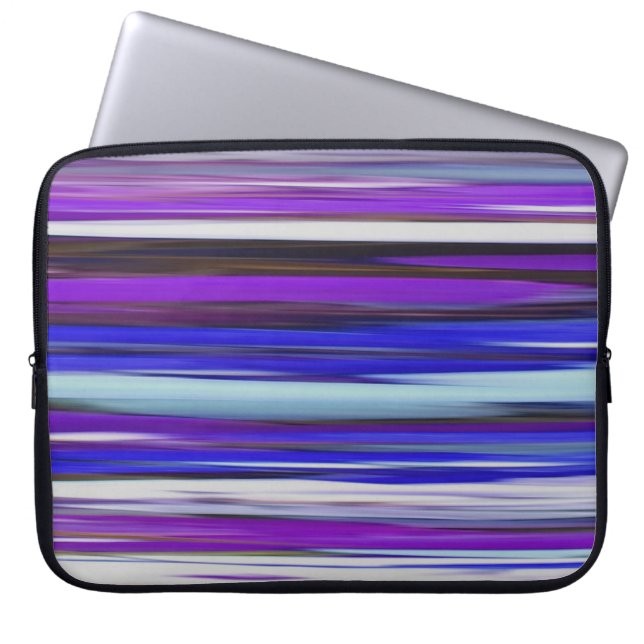 Abstracte #2: Ultravioletvervaging Laptop Sleeve (Voorkant)