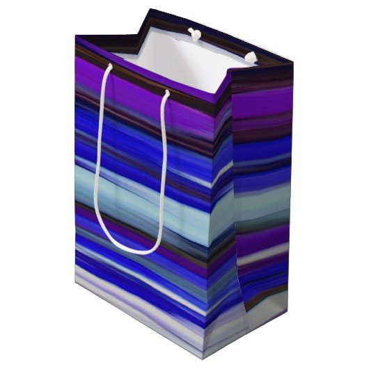 Abstracte #2: Ultravioletvervaging Medium Cadeauzakje (Voorkant Gekanteld)