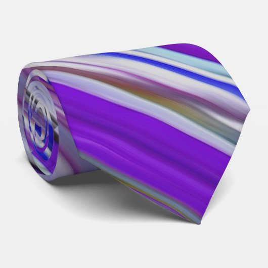 Abstracte #2: Ultravioletvervaging Stropdas (Opgerold)