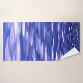 Abstracte #3: Blauwe shimmer Badhanddoek (Badhanddoek)