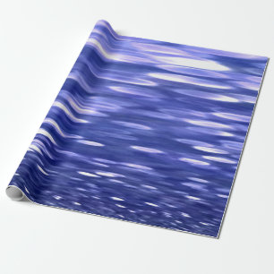Abstracte #3: Blauwe shimmer Cadeaupapier
