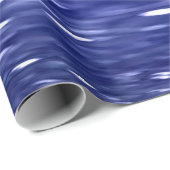Abstracte #3: Blauwe shimmer Cadeaupapier (Rol Hoek)