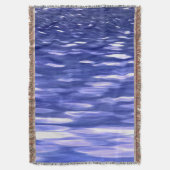 Abstracte #3: Blauwe shimmer Deken (Voorkant Verticaal)