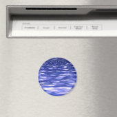 Abstracte #3: Blauwe shimmer Magneet (Insitu (Vaatwasser))