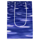 Abstracte #3: Blauwe shimmer Medium Cadeauzakje (Achterkant)