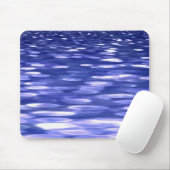 Abstracte #3: Blauwe shimmer Muismat (Met muis)