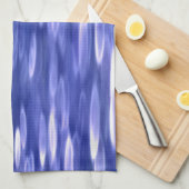 Abstracte #3: Blauwe shimmer Theedoek (Quarter Fold)
