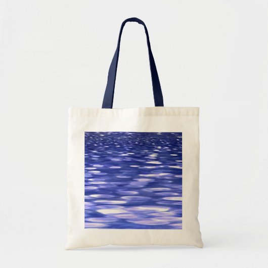 Abstracte #3: Blauwe shimmer Tote Bag (Voorkant)