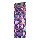 Abstracte 3-D thermische tuimelaar Thermosbeker (Gedraaid links)