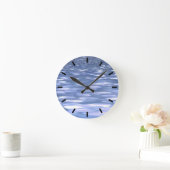 Abstracte #3: De blauwe flikkering van het poeder Ronde Klok (Huis)