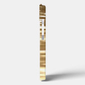 Abstracte #3: Gold shimmer Hoesje-Mate iPhone Case (Achterkant / Links)