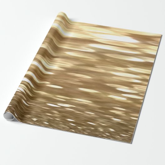 Abstracte #3: Goudsher Cadeaupapier (Uitgerold)