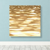Abstracte #3: Goudsher Canvas Afdruk (Insitu (Houten vloer))