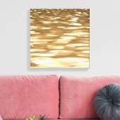 Abstracte #3: Goudsher Canvas Afdruk (Insitu (Woonkamer))