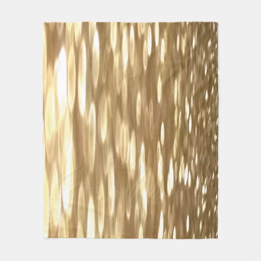 Abstracte #3: Goudsher Fleece Deken (Voorkant)