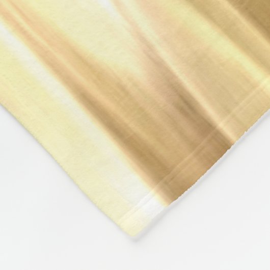 Abstracte #3: Goudsher Fleece Deken (Hoek)