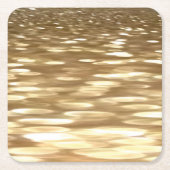 Abstracte #3: Goudsher Kartonnen Onderzetters (Voorkant)