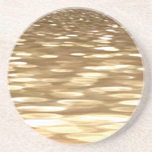 Abstracte #3: Goudsher Zandsteen Onderzetter (Voorkant)