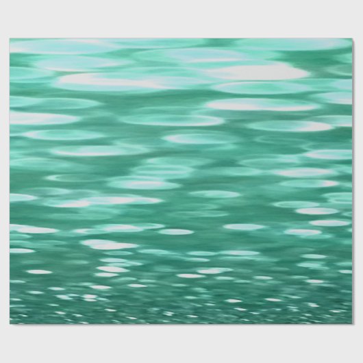 Abstracte #3: Groene Shimmer Cadeaupapier (Vlak)