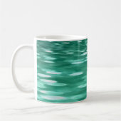 Abstracte #3: Groene Shimmer Koffiemok (Links)