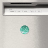Abstracte #3: Groene Shimmer Magneet (Insitu (Vaatwasser))