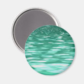 Abstracte #3: Groene Shimmer Magneet (Voorkant / Achterkant)