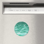 Abstracte #3: Groene Shimmer Magneet (Insitu (Vaatwasser))