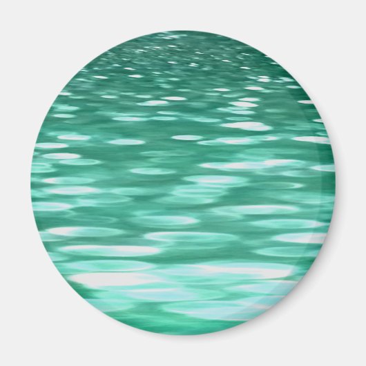 Abstracte #3: Groene Shimmer Magneet (Voorkant)