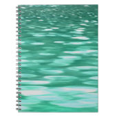 Abstracte #3: Groene Shimmer Notitieboek (Voorkant)