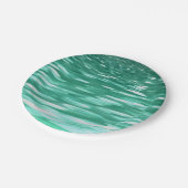 Abstracte #3: Groene Shimmer Papieren Bordje (Gekanteld)