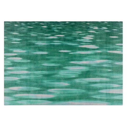 Abstracte #3: Groene Shimmer Snijplank (Voorkant)