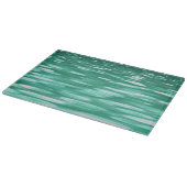 Abstracte #3: Groene Shimmer Snijplank (Hoek)