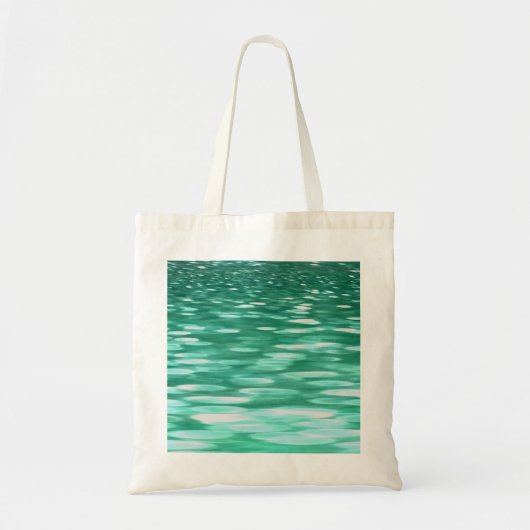 Abstracte #3: Groene Shimmer Tote Bag (Voorkant)