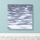Abstracte #3: Gunmetal shimmer Canvas Afdruk (Insitu (Houten vloer))