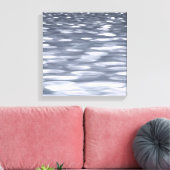 Abstracte #3: Gunmetal shimmer Canvas Afdruk (Insitu (Woonkamer))
