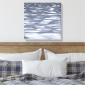 Abstracte #3: Gunmetal shimmer Canvas Afdruk (Insitu (Slaapkamer))