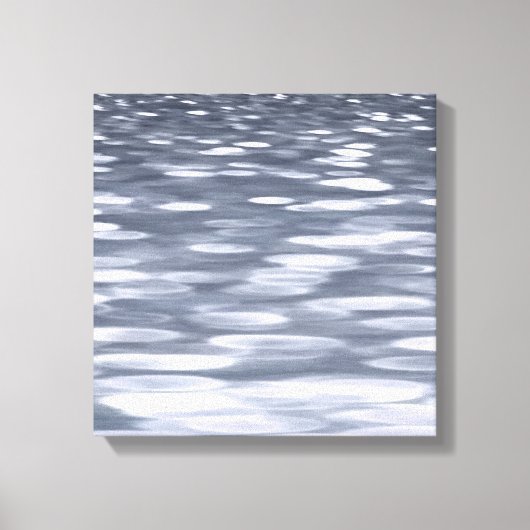 Abstracte #3: Gunmetal shimmer Canvas Afdruk (Voorkant)