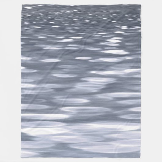 Abstracte #3: Gunmetal shimmer Fleece Deken (Voorkant)