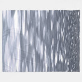 Abstracte #3: Gunmetal shimmer Fleece Deken (Voorkant (Horizontaal))