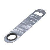 Abstracte #3: Gunmetal shimmer Speed Flessenopener (Achterkant Gekanteld)