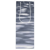 Abstracte #3: Gunmetal shimmer Wijn Cadeautas (Voorkant)