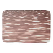 Abstracte #3: Koper Roos Gold-immer Badmat (Voorkant)